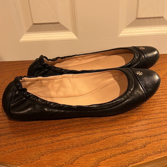 Tory Burch Black Ballet Flats EUC - Picture 5 of 9